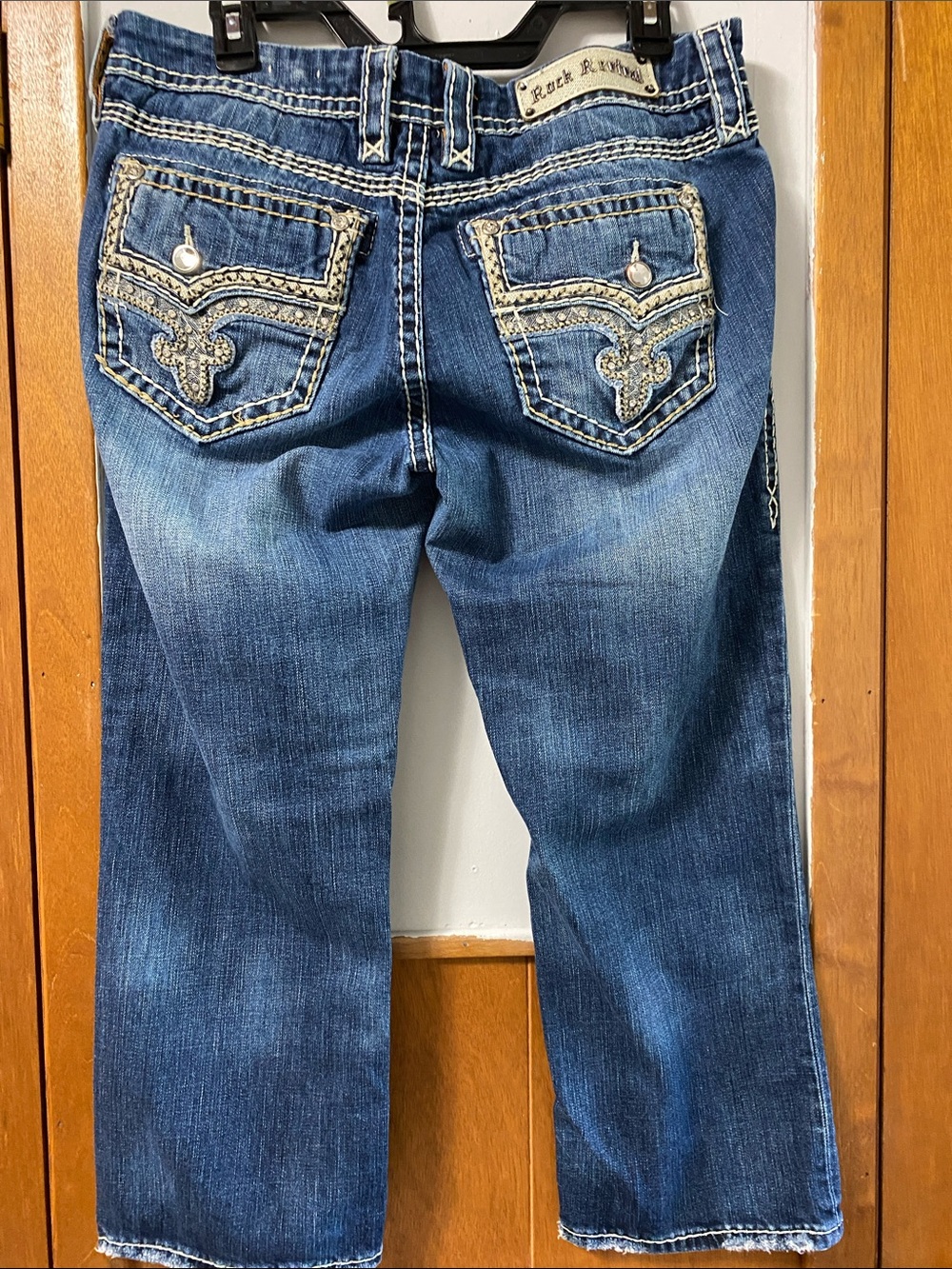 Rock Revival easy Capri cropped Junia Jeans size 31